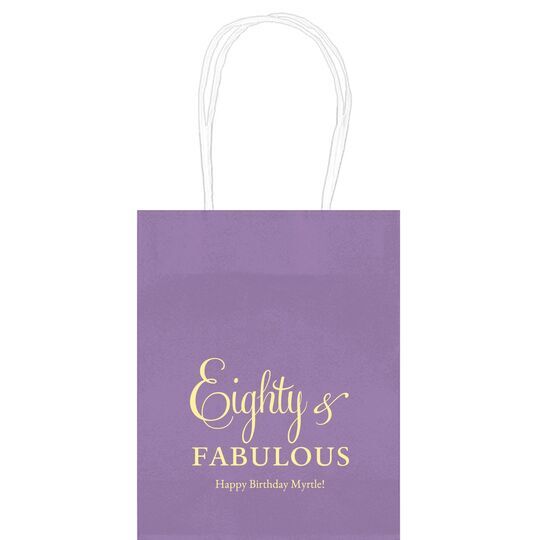 Eighty & Fabulous Mini Twisted Handled Bags